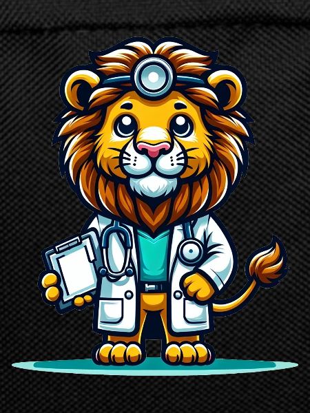 Cute Lion Doctor