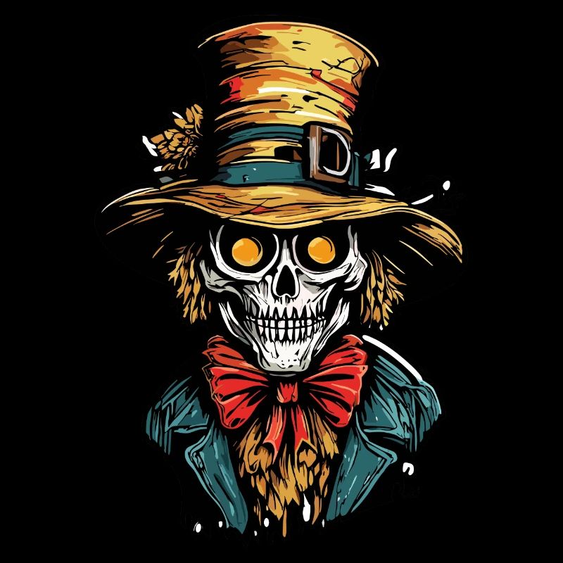 Vogelscheuche / Erntehelfer / Maisfeld / Feld