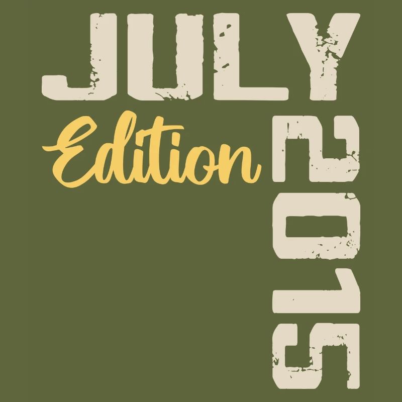 Juli 2015 Geburtstagsshirt Juli 2015