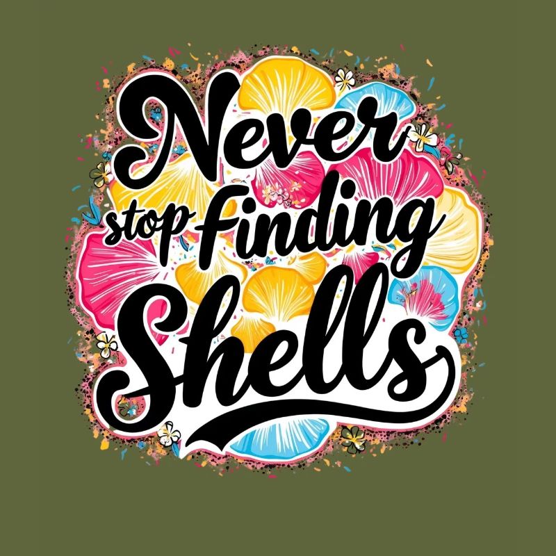 Never Stop Finding Shells Design