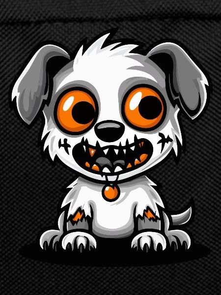 Dog Halloween Zombie Comic