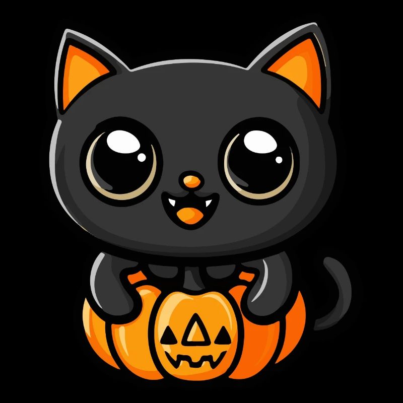 Chat Halloween Chat Dessin animé