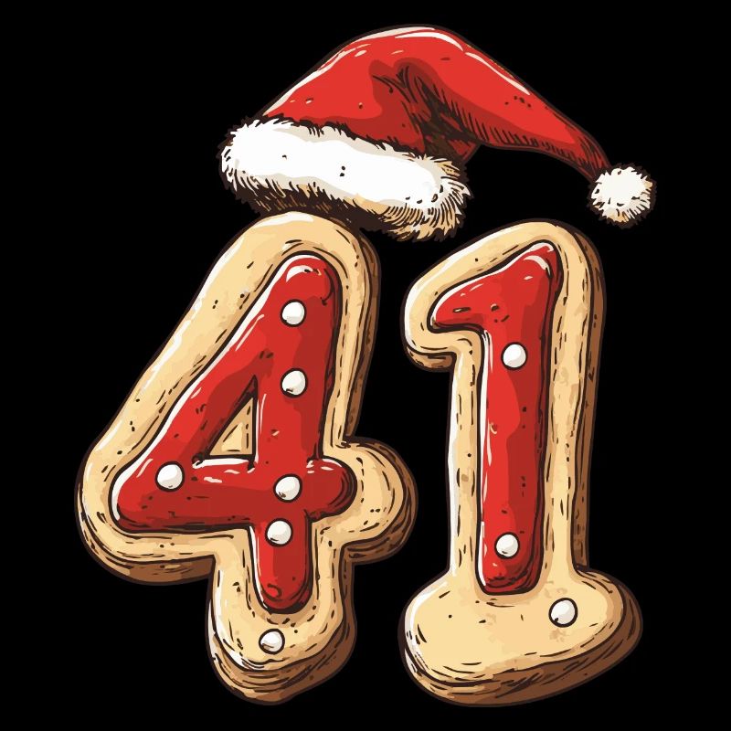 Biscuit de Noël à 41 chiffres