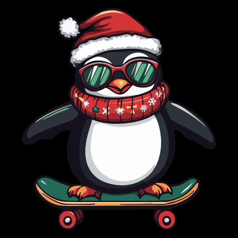 Penguin Christmas Funny
