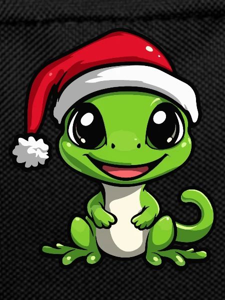 Lizard Christmas Cute