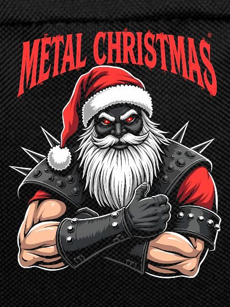 Heavy Metal Santa Claus Christmas
