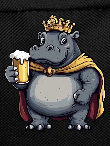 Hippopotamus Beer Funny