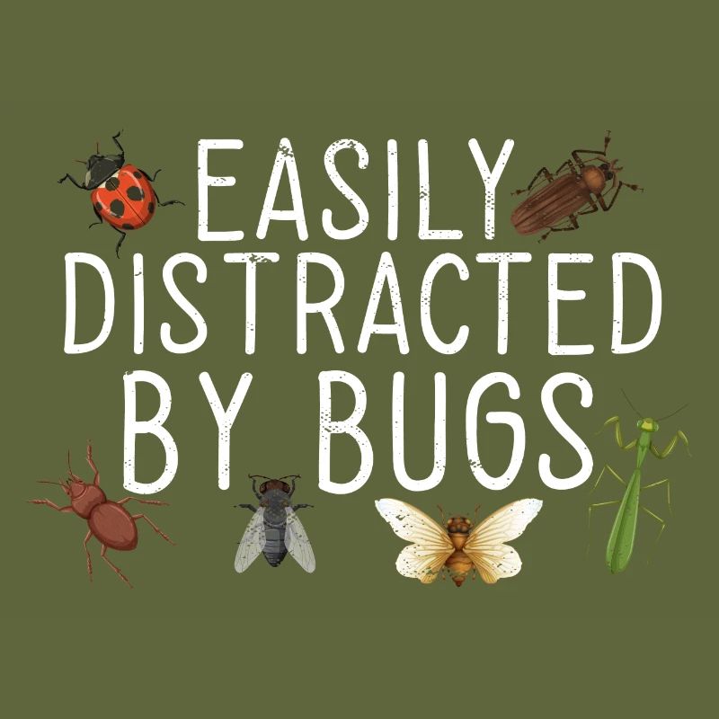 Entomologist Bug Science Easily Distracted By Bugs