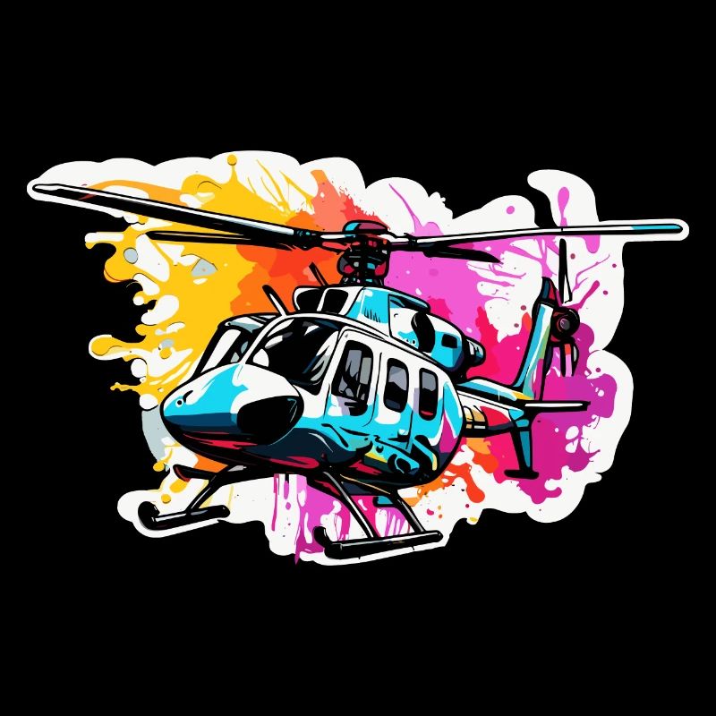 Helikopter / Hubschrauber / fliegen / Luftfahrt