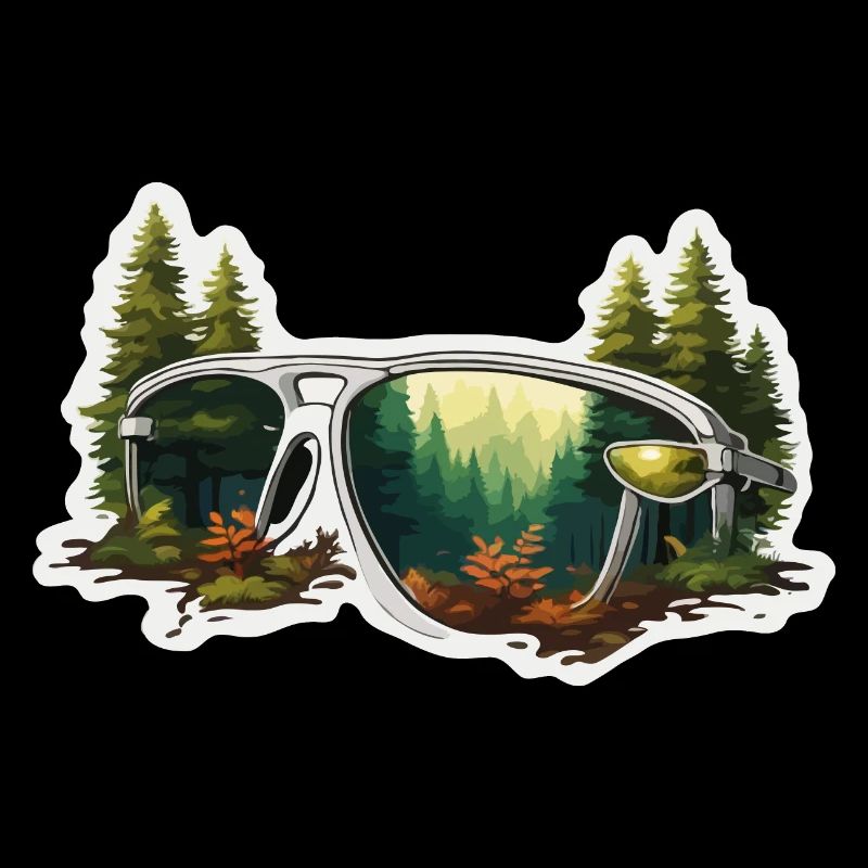 Lunettes de soleil / Reflection / Forest / Reflection