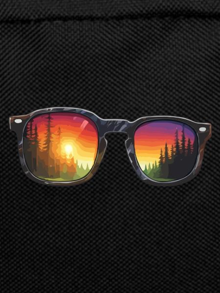 Sunglasses / Reflection / Forest / Reflection
