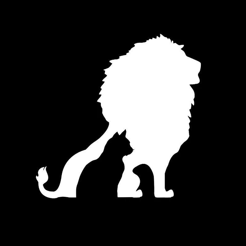 Chat et Lion
