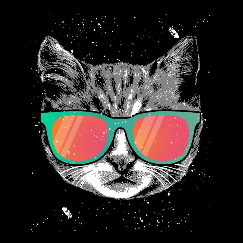 chat cool cadeau idée cadeau lunettes de soleil