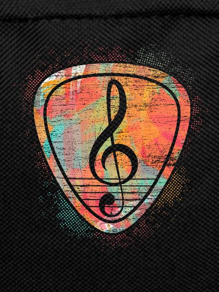 Clef treble clef guitar plectrum