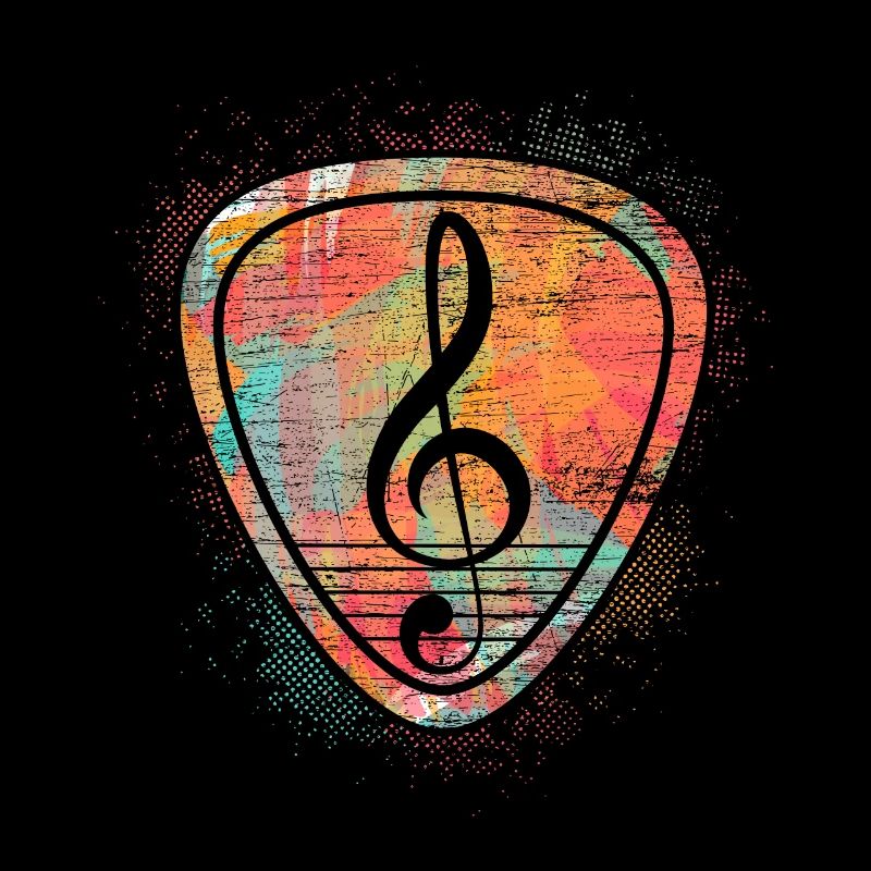 Clef treble clef guitar plectrum