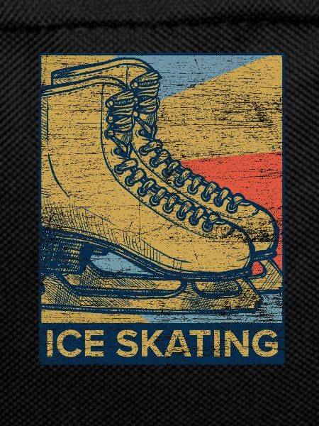 Retro ice skating skates