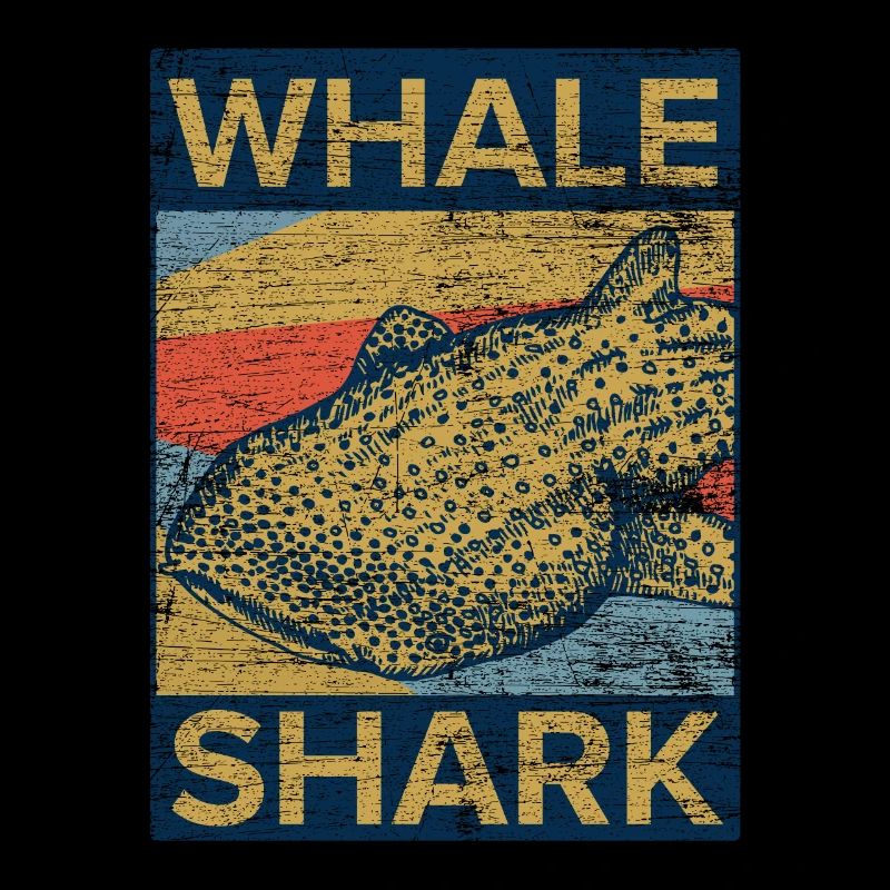 Whale shark retro