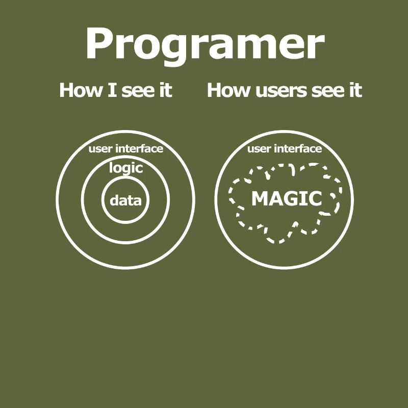 How Programers see their work Programmeur