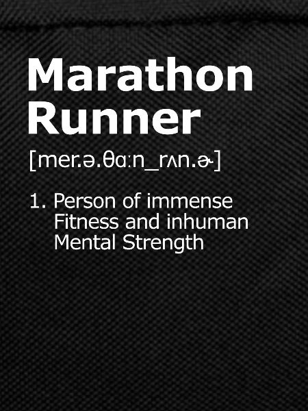 Marathon Runner Description Endurance runner