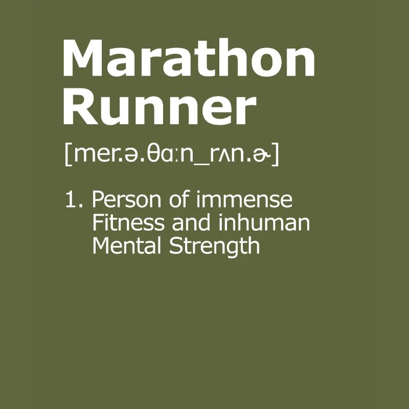 Marathon Runner Description Endurance runner