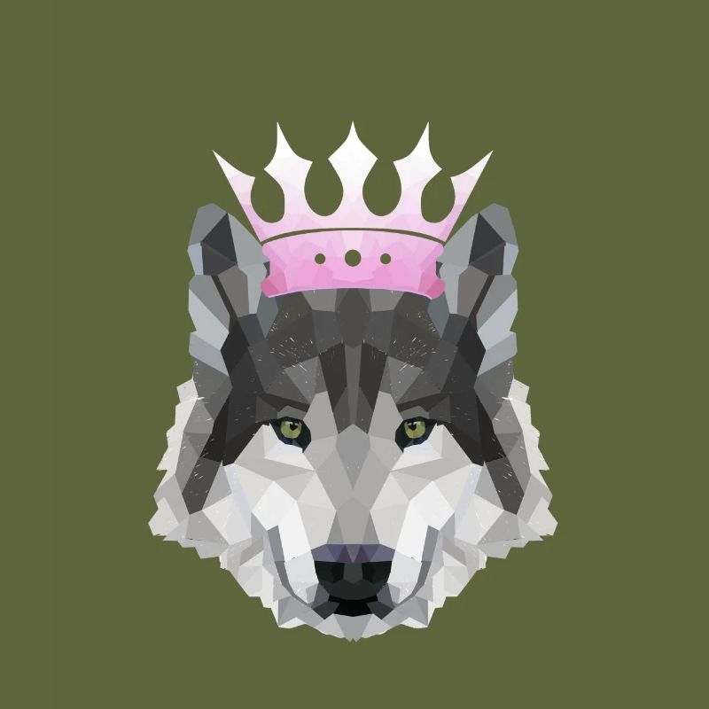 Crown POLYGON WOLF Husky Wolves Pack