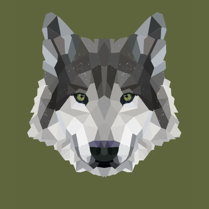 POLYGONE LOUPS LOUPS HUSKY PACK PACK CHIEN PACK PACK