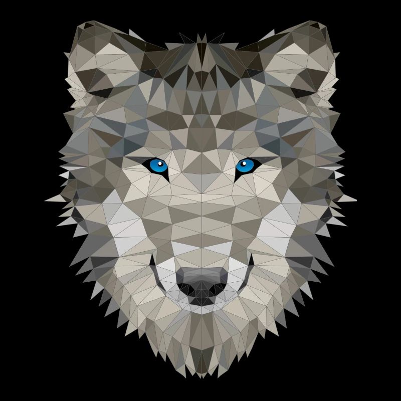Polygon Wolf Wolves Wilderness Wildlife Animals