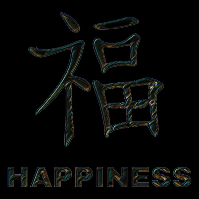 Happiness Chinese Character