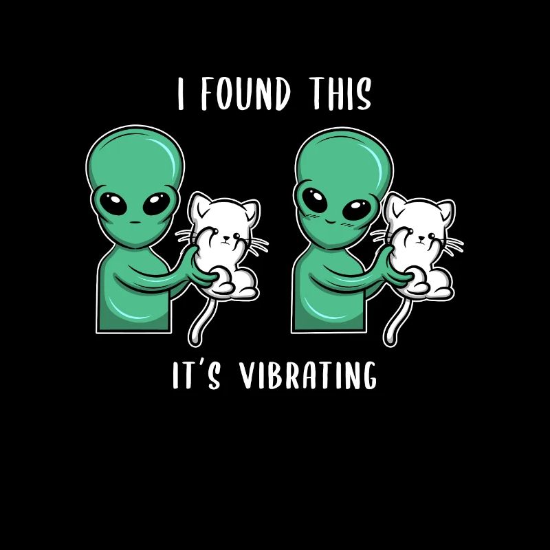 alien cat Cat Alien ufology spin gift