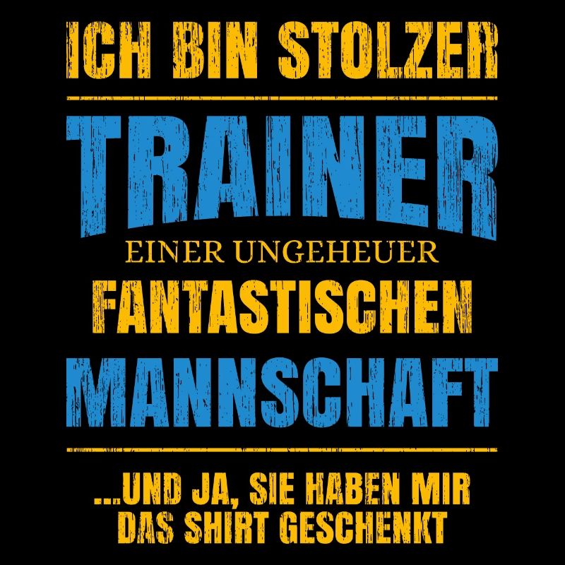 Trainer Geschenk Lustiger Spruch Sport Mannschaft