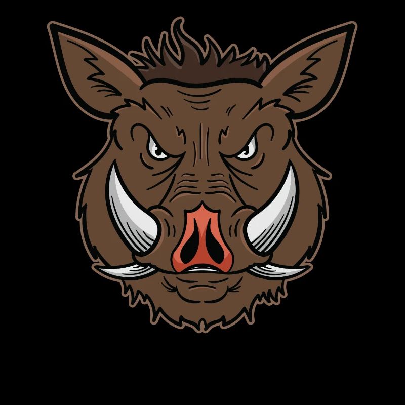 Warthog Face Graphic Comic Cool Cadeau