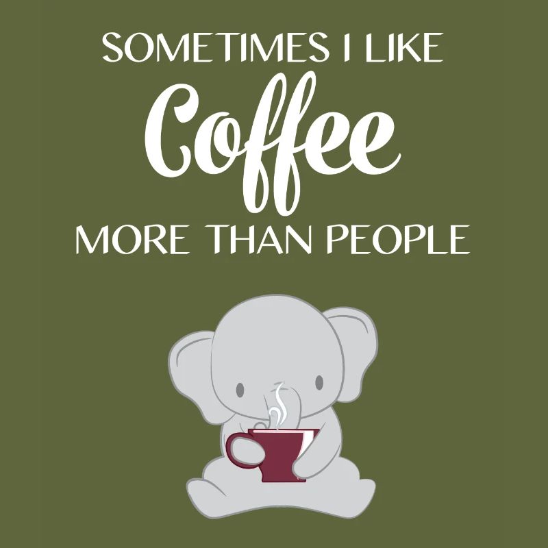 Elephant elephant - elephant fan - coffee