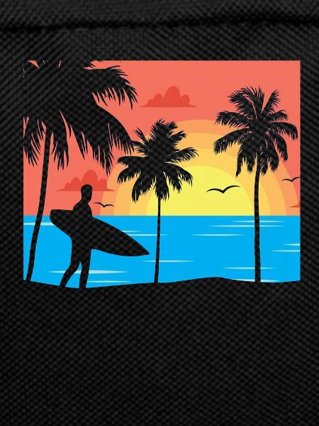 Surfer am Strand