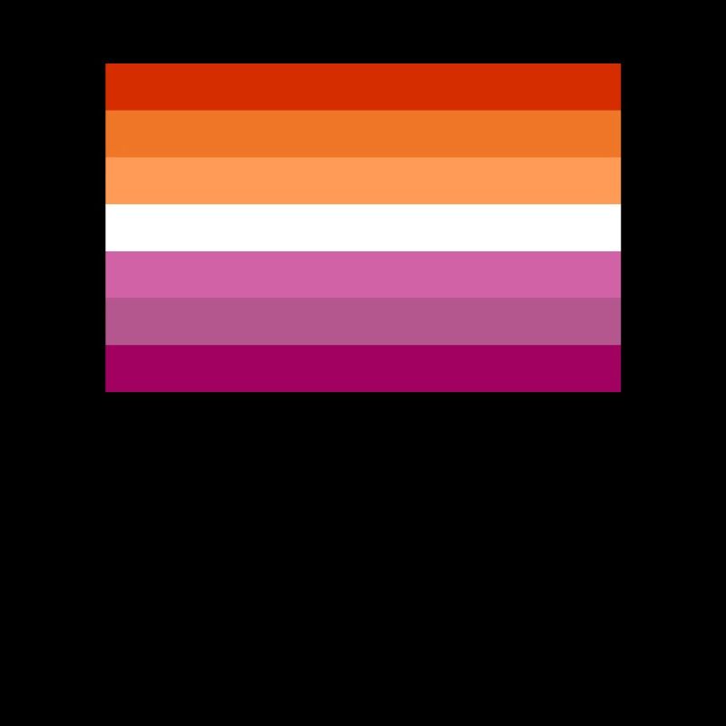 Pride Lesbian Lesbisch Flagge CSD Parade