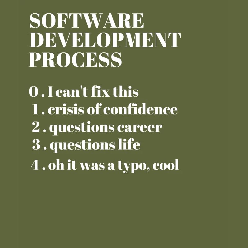 Softwareentwicklung Funny Coding Programming
