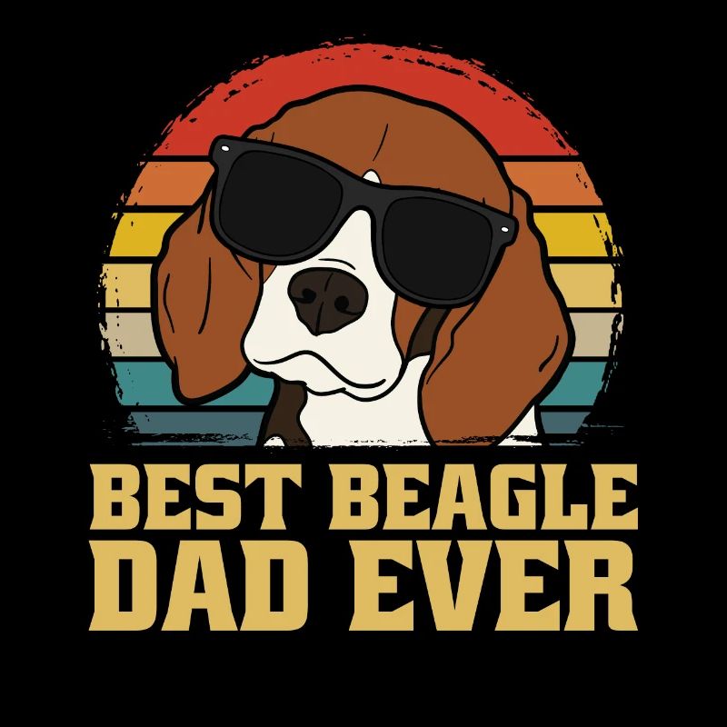 Beagle Dog Dog Dad Dad Dad Retro Gift