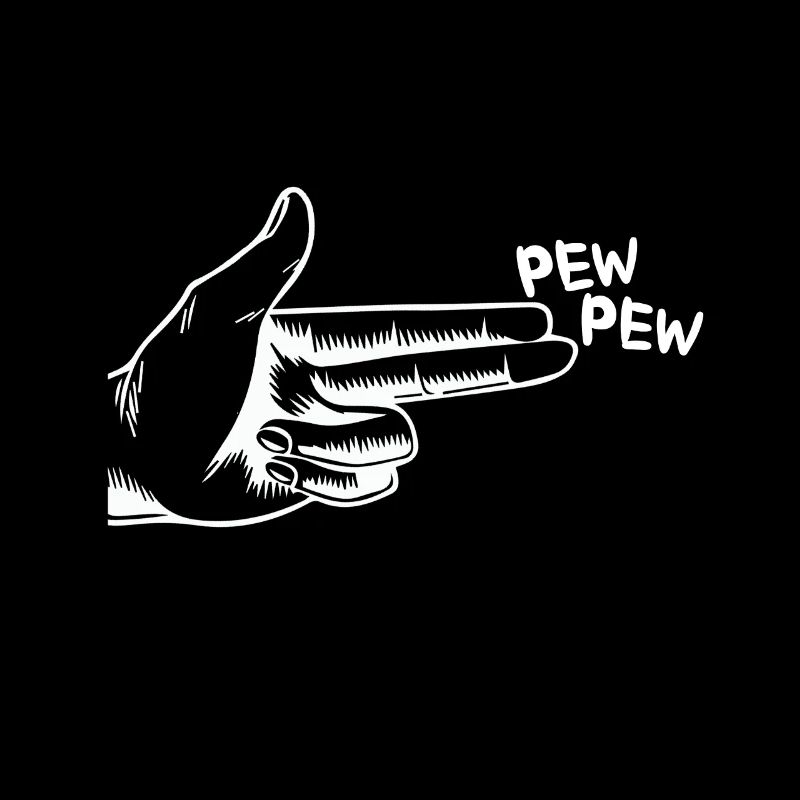 Pew Pew tire une arme