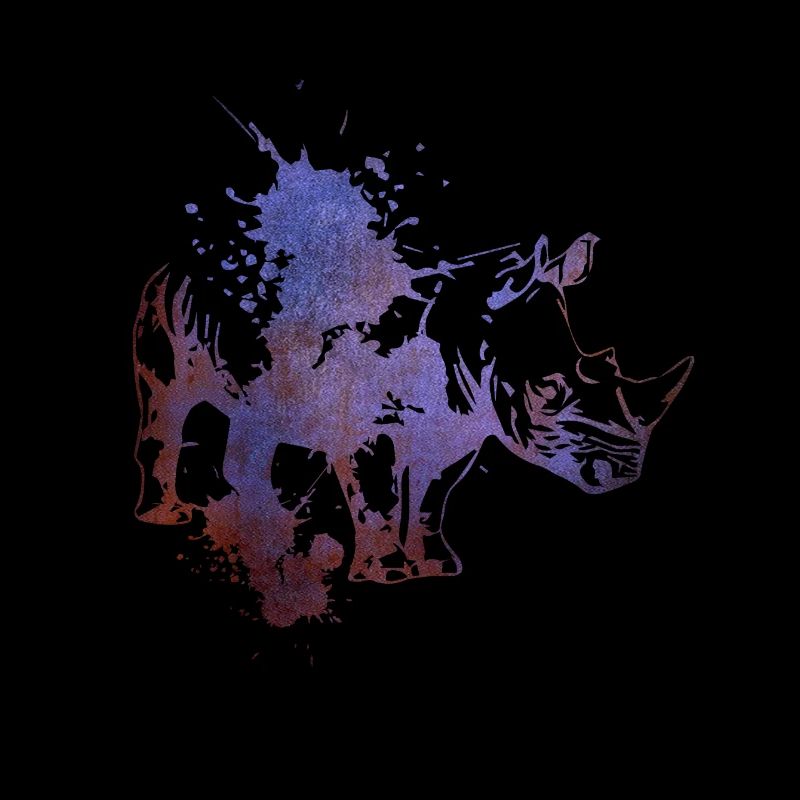 Nashorn Rhino graffiti