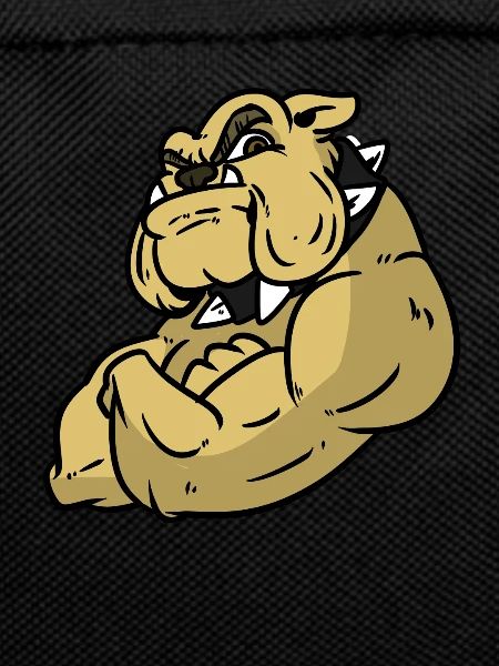 Angry bulldog
