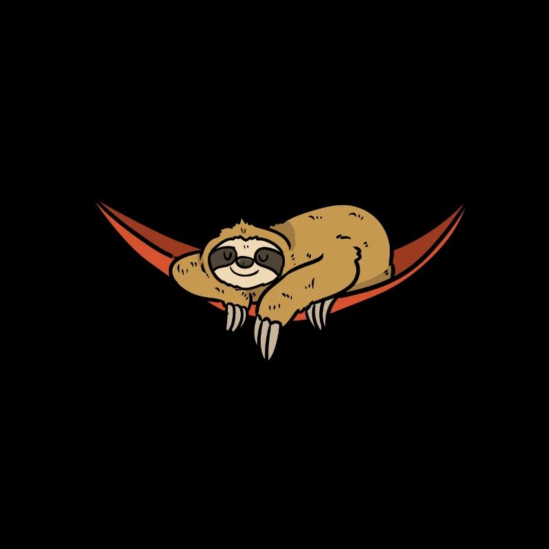 Sloth on the hammock sloth on the hammock