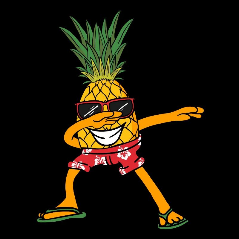 Pineapple Dabbing Funny Dance Dancing Hawaii Gift
