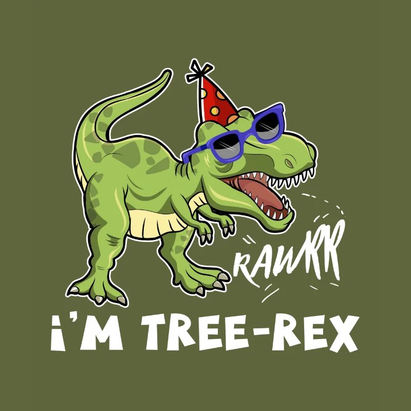 Dinosaur Birthday Tee, 3rd Birthday print, Three