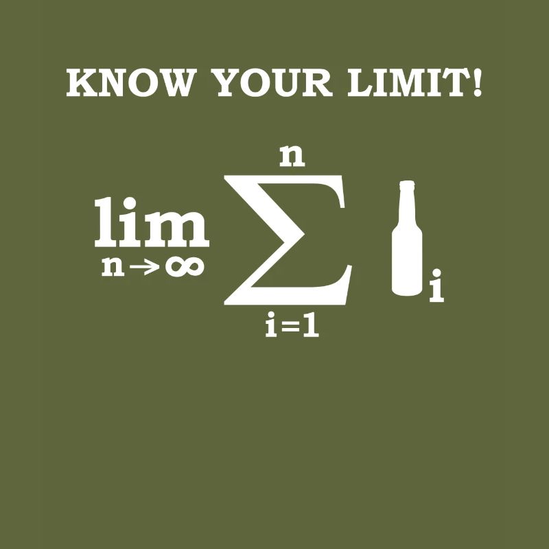 Cadeau de professeur de nerf de fête d'alcool de limite de maths