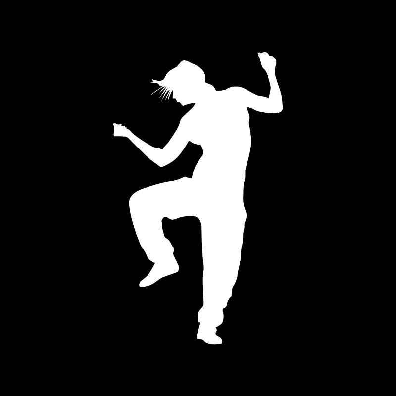 Silhouette de danseuse danseuse