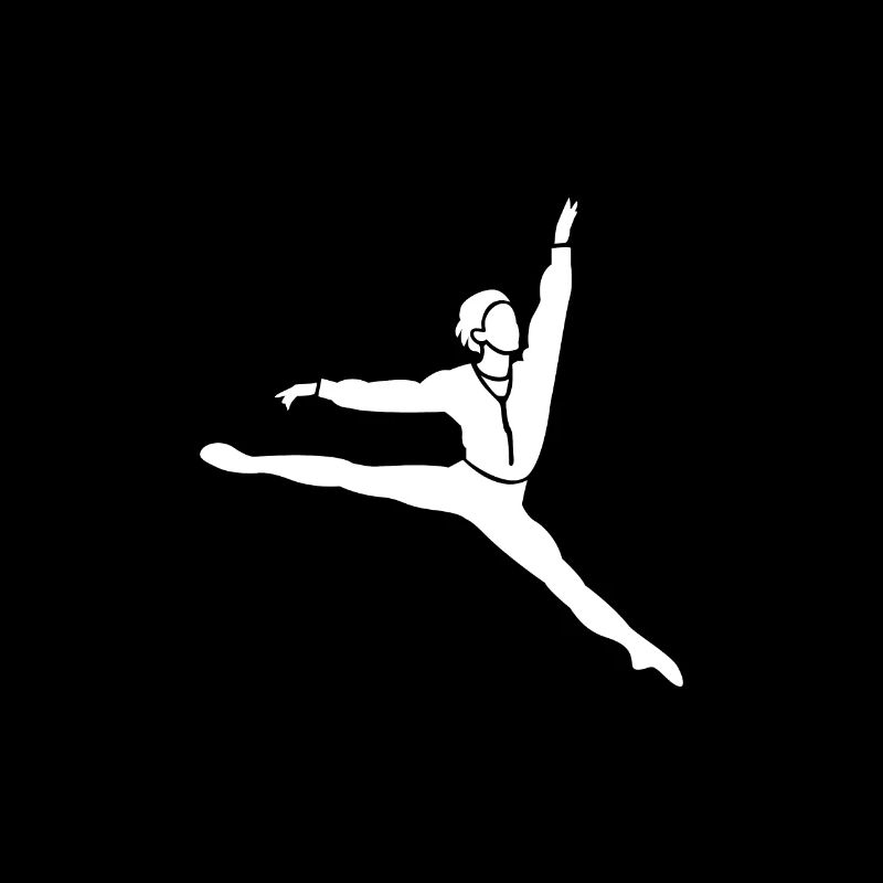 Silhouette de danseuse danseuse ballerine