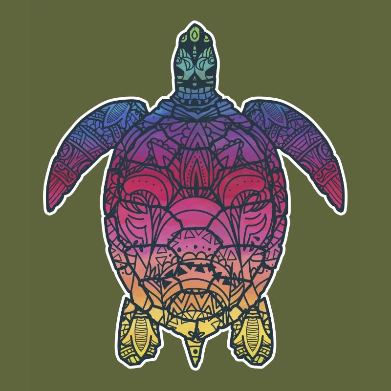 Mystical Creature Tee, Tie Dye print, Psychedelic