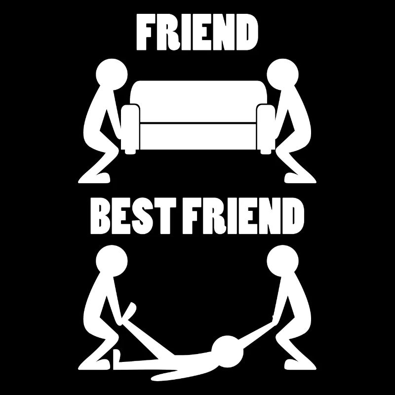 BEST FRIEND BFF Retro Girlfriend Gift For 2