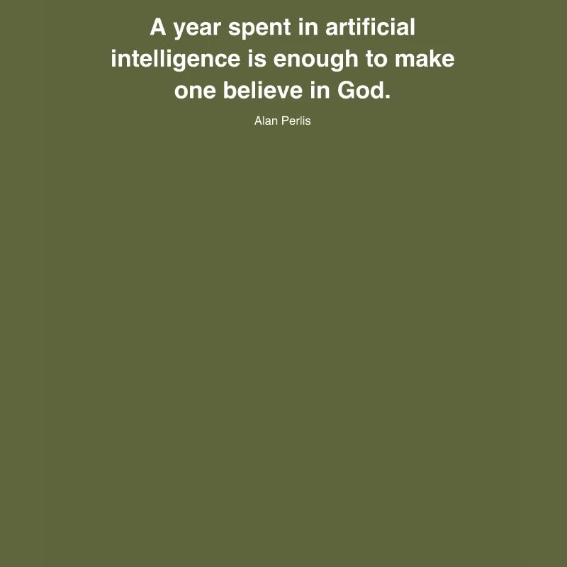 A year spent in artificial intelligence is enough