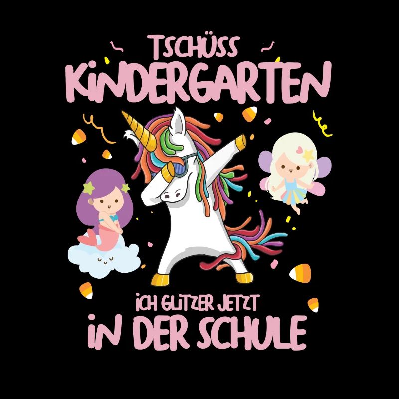 Einschulung Dabbing Einhorn Feen Cooles Geschenk