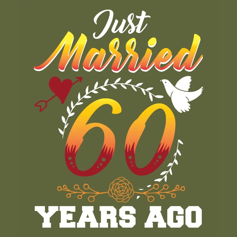 60th Wedding Anniversary Gift Design Idea for